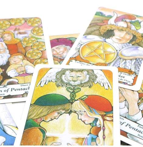 470x480 Royal Medieval Tarot Card Deck Oracle Pagan Witchcraft Arcane Trail - Watercolor Tarot Deck