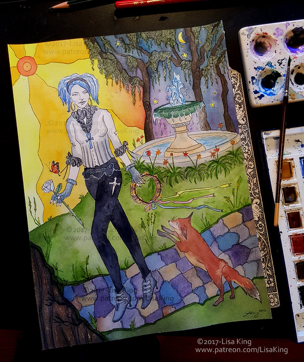 1000x1189 The Bent Twig Tarot Deck - Watercolor Tarot Deck