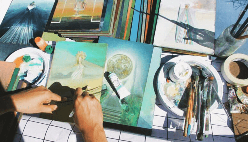 1024x586 Creating The Fountain Tarot Roost Books - Watercolor Tarot Deck