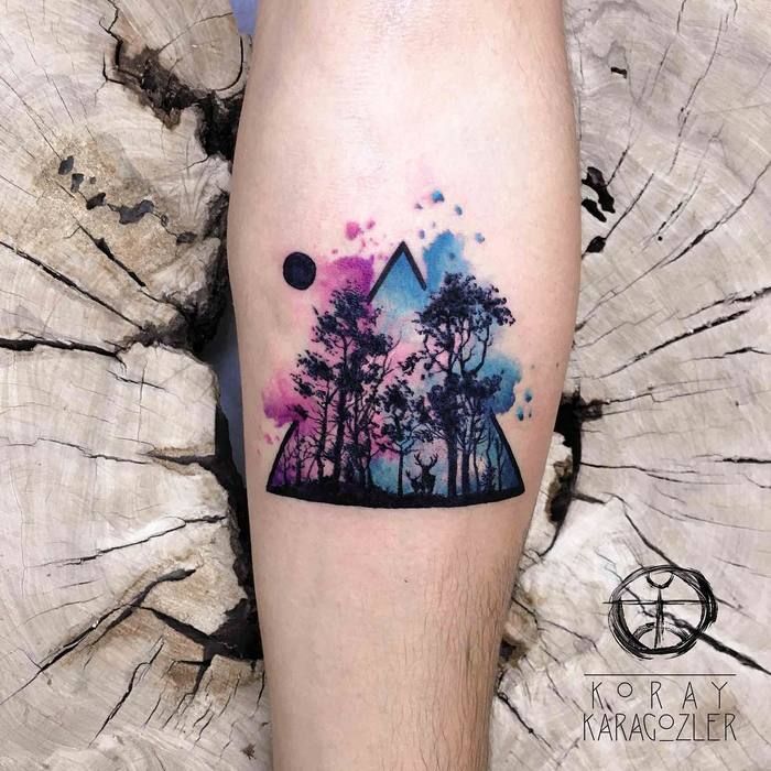 700x700 Vibrant Watercolor Tattoos By Koray Karagozler Watercolor - Watercolor Tattoo