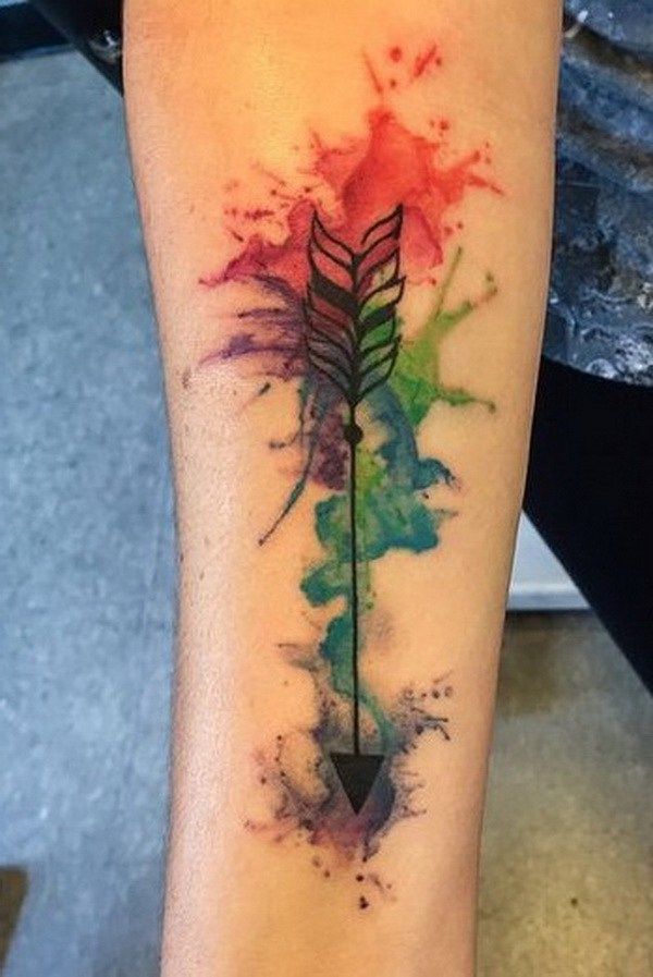 600x897 60 Awesome Watercolor Tattoo Designs Cool Tattoos - Watercolor Tattoo Designs