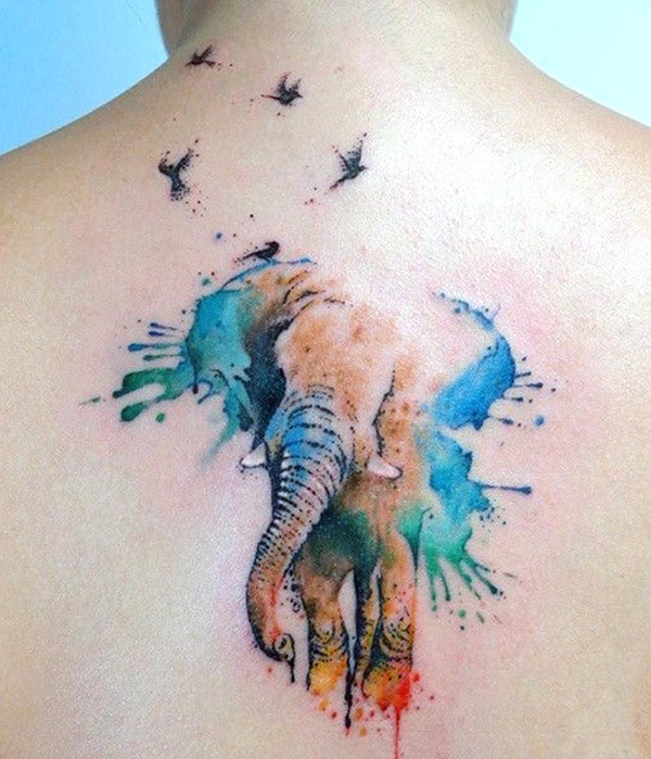 600x699 90 Watercolor Tattoo Ideas That Turn Skin Into Canvas - Watercolor Tattoo Designs