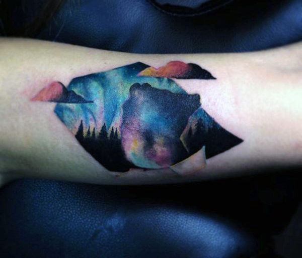 600x514 100 Watercolor Tattoo Designs For Men - Watercolor Tattoo Designs