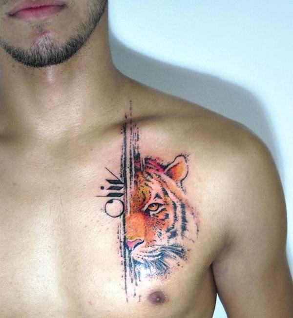 600x652 100 Watercolor Tattoos That Perfectly Replicate The Medium - Watercolor Tattoo Designs