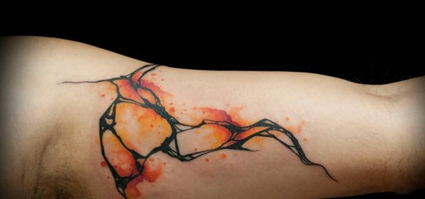 600x282 Stunning Watercolor Tattoos That Will Take Your Breath Away - Watercolor Tattoo Designs