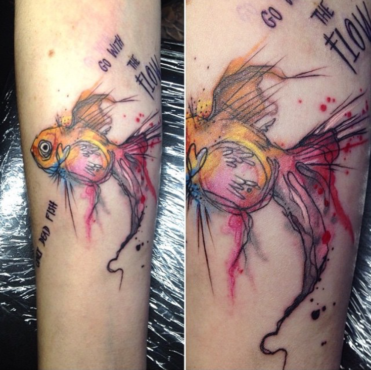 750x748 Fantastic Fish Tattoos Perfect Tattoo Artists - Watercolor Tattoo Fish