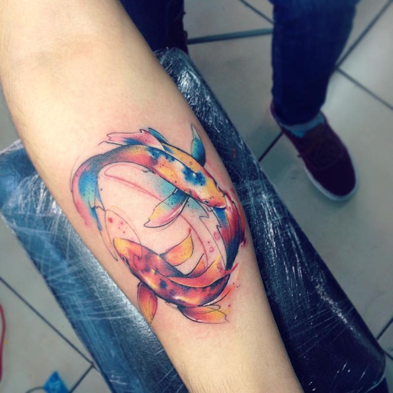800x800 Best Watercolor Tattoo Artists - Watercolor Tattoo Fish