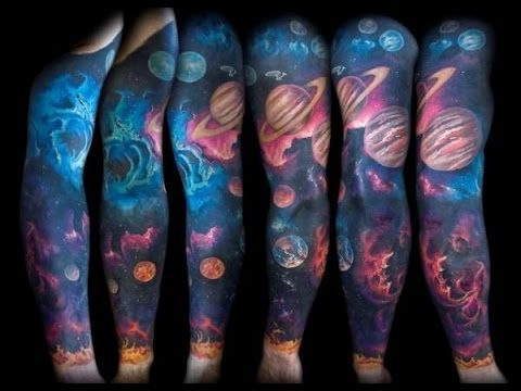 480x360 New Galaxy Tattoo From In The Skin Tattoo - Watercolor Tattoo Galaxy