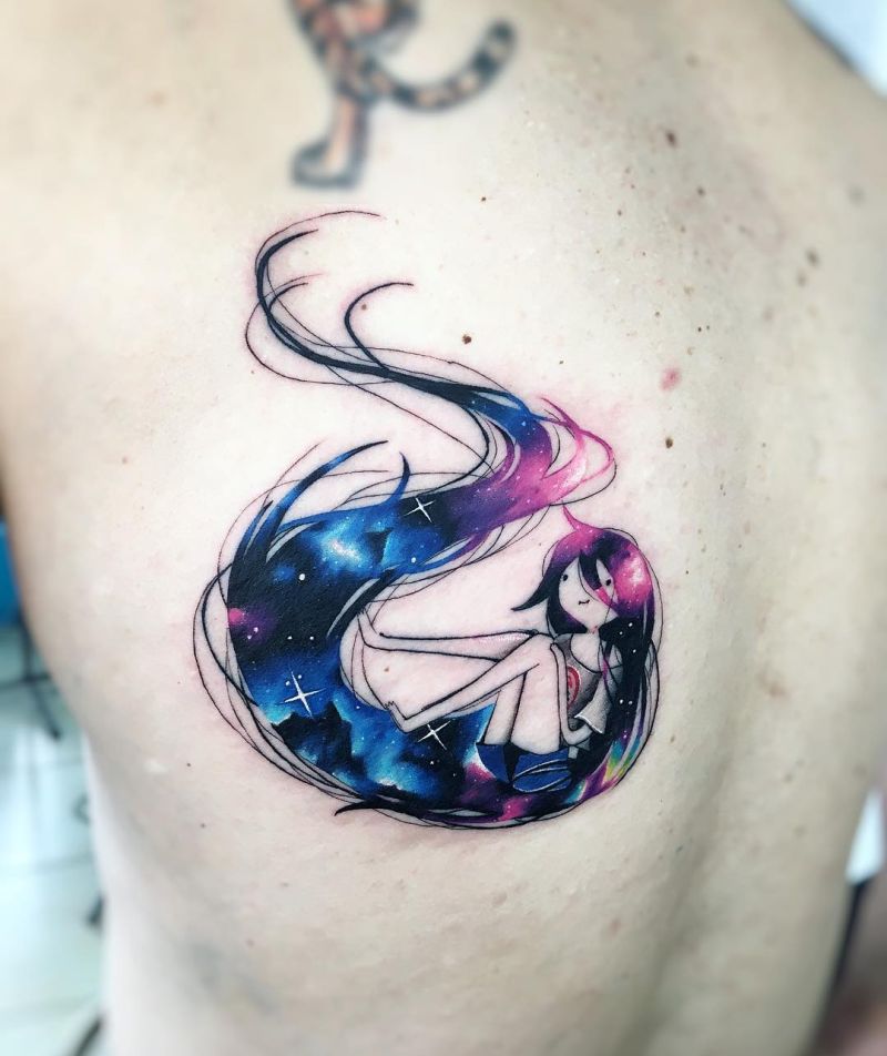 800x952 Stunning Watercolor Tattoos By Adrian Bascur - Watercolor Tattoo Galaxy