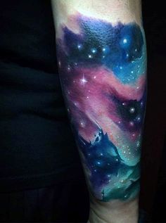 236x317 Galaxy Tattoo Tattoo Ideas Tattoo, Tatting And - Watercolor Tattoo Galaxy
