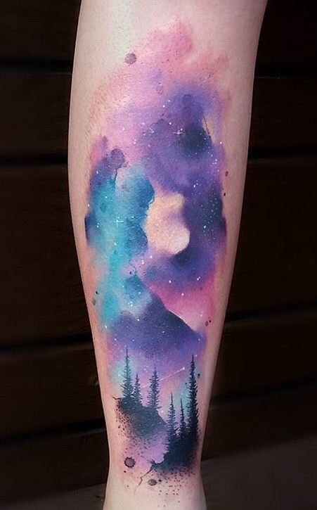 451x725 15 Watercolor Tattoos For Females - Watercolor Tattoo Images