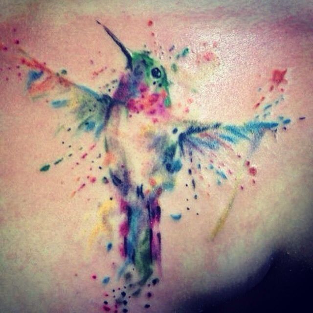 640x640 Watercolor Tattoo - Watercolor Tattoo Painting