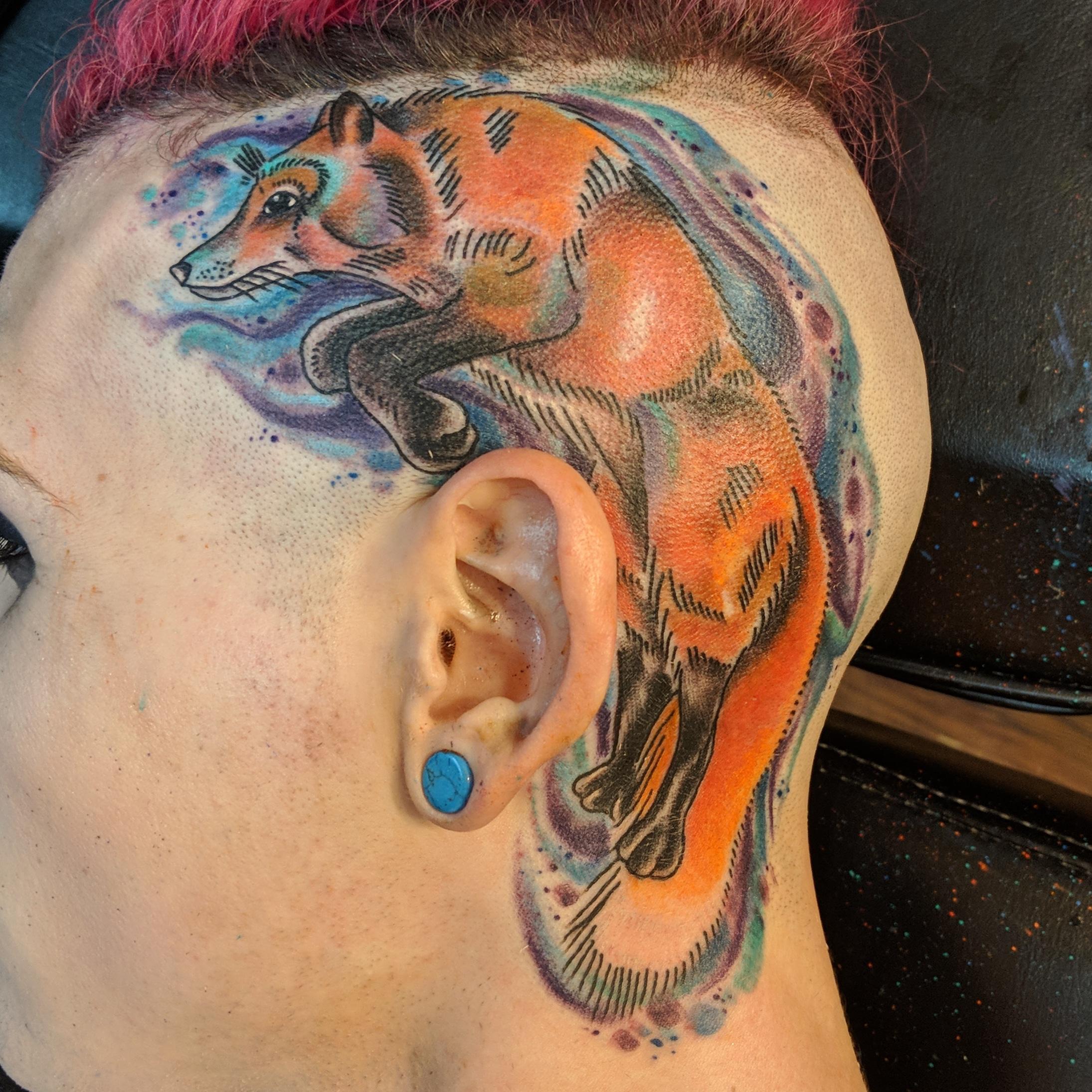 2190x2190 Neo Traditional With Watercolor, By Justun Palenscar, Intheblood - Watercolor Tattoo Pittsburgh