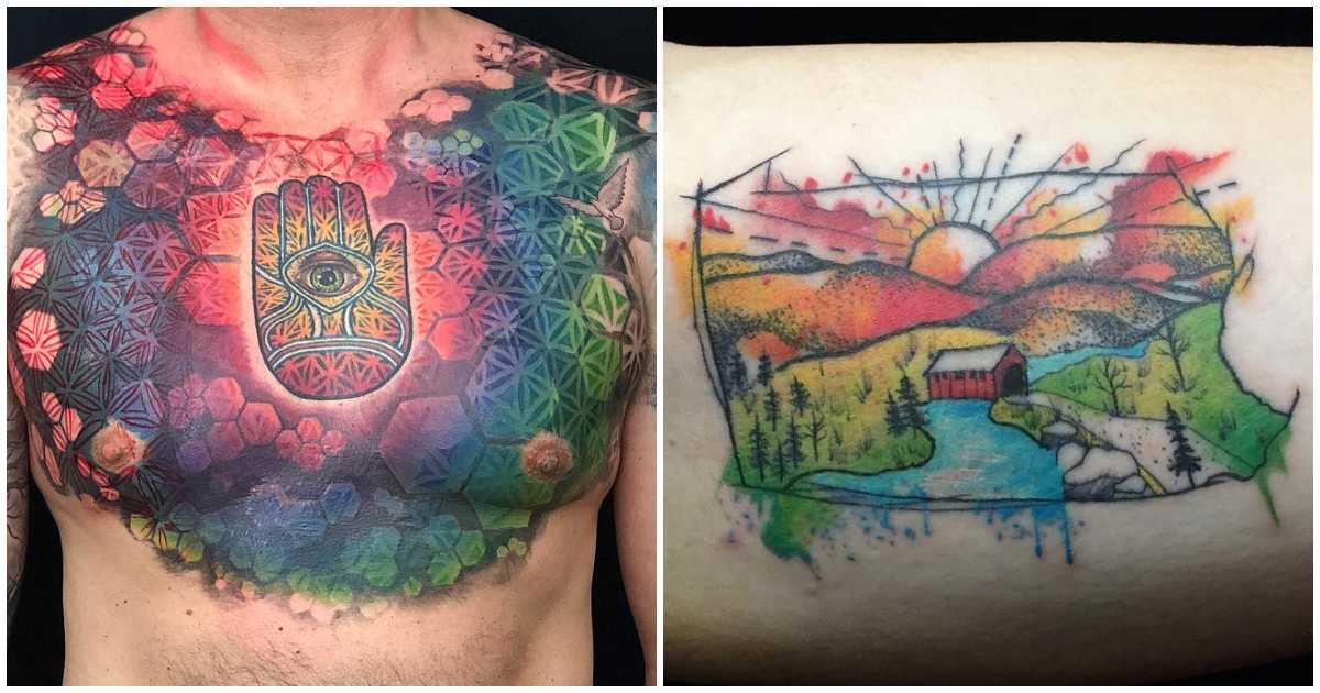 55+ Free Tattoo Art Watercolor Idea Tattoo