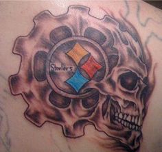 236x222 Creative And Artistic Pittsburgh Steeler Tattoo. Tattoo Ideas Center - Watercolor Tattoo Pittsburgh