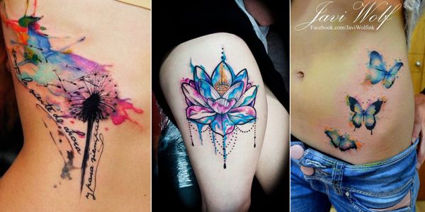 600x300 Image Result For Watercolor Tattoos Tattoos - Watercolor Tattoos For Women