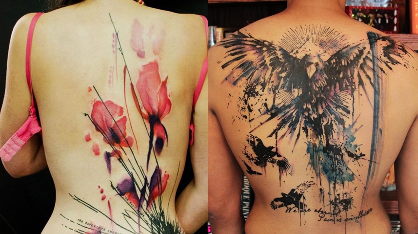 857x479 4 Watercolor Tattoo For Women ~ Everything About Tattoos - Watercolor Tattoos For Women