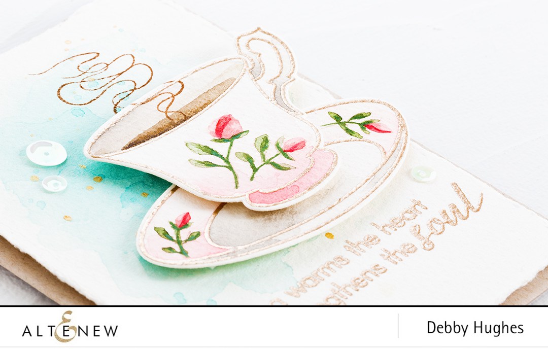 1080x688 Video Vintage Teacup Watercolor - Watercolor Tea Cup