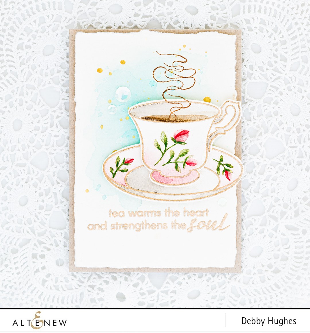 1080x1160 Video Vintage Teacup Watercolor - Watercolor Teacup