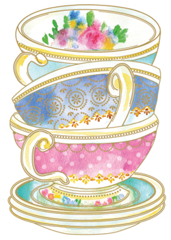 250x350 Cristina Re - Watercolor Teacup