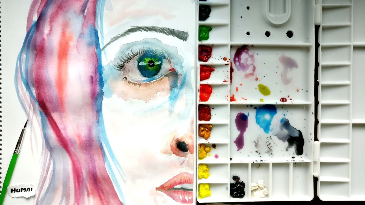 1280x720 Painting Emotions - Watercolor Tears