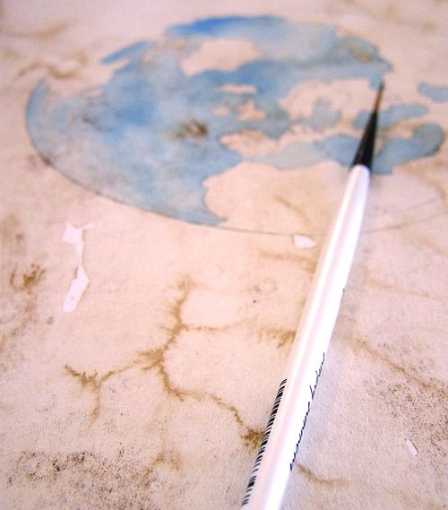 500x569 Salt + Coffee Watercolor Technique Wicked Art Techniques + - Watercolor Techniques Salt