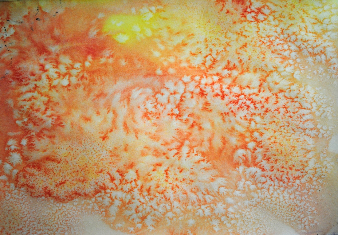 1100x765 Watercolor Techniques - Watercolor Techniques Salt