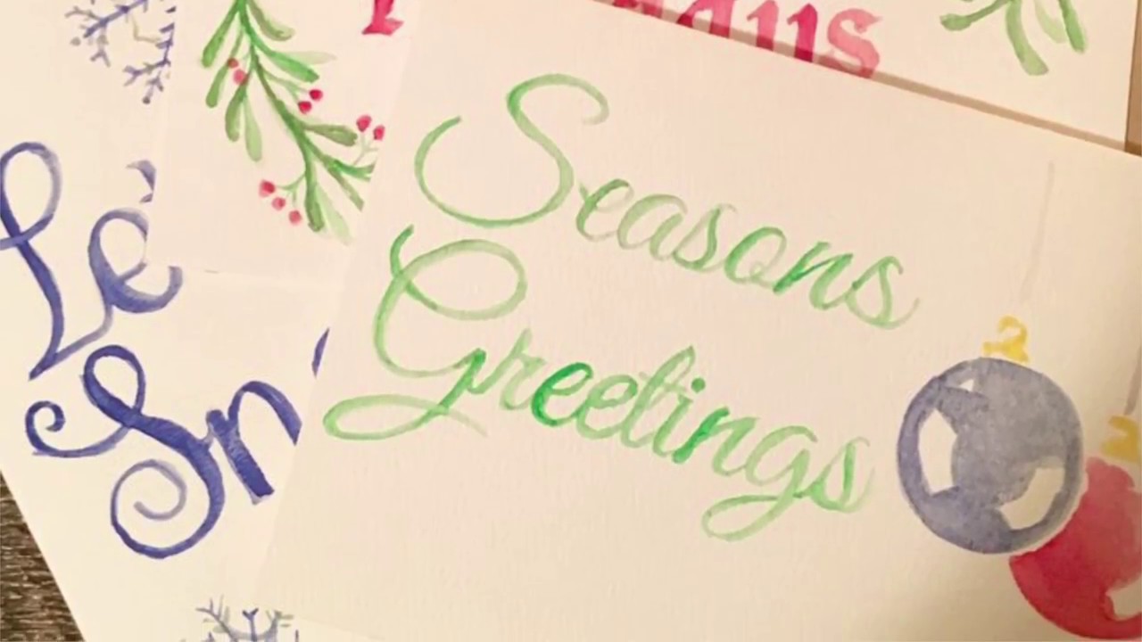 1280x720 Free Online Calligraphy Generator - Watercolor Text Generator