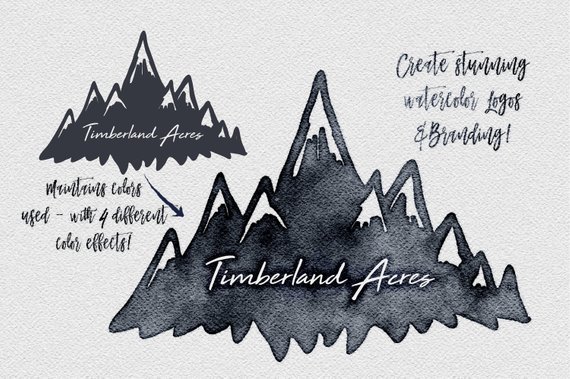 570x379 Watercolor Generator For Photoshop Quickly Create Watercolour Etsy - Watercolor Text Generator