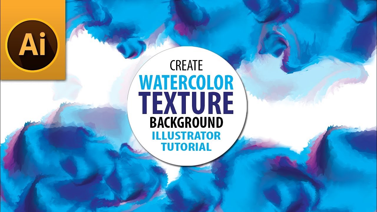 1280x720 Illustrator Watercolor Texture Background Tutorial - Watercolor Texture For Illustrator