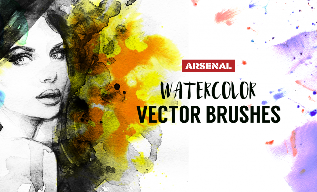 1024x621 How To Create Watercolor Brushes In Ai - Watercolor Texture Illustrator