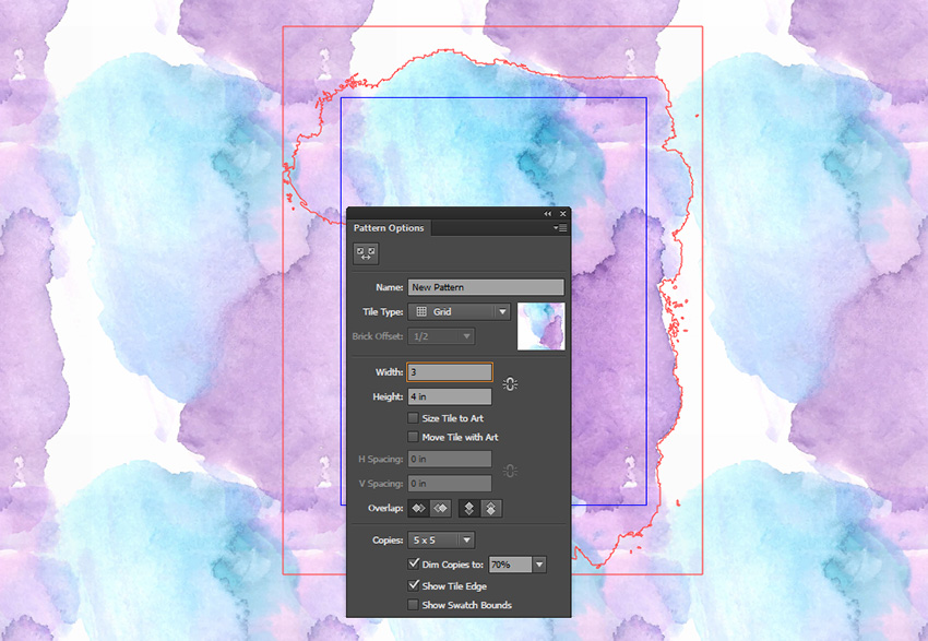 850x587 How To Create A Watercolor Texture In Adobe Illustrator - Watercolor Texture Illustrator