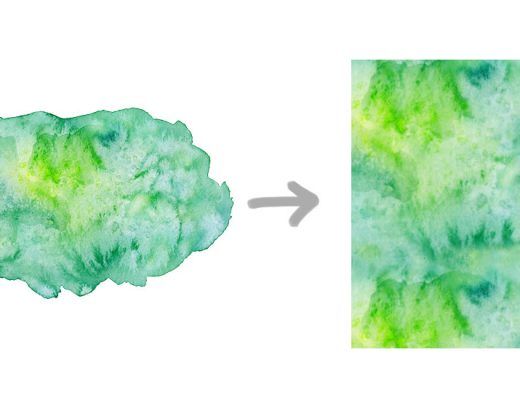 520x400 How To Save Patterns And Brushes In Illustrator And Photoshop - Watercolor Texture Illustrator