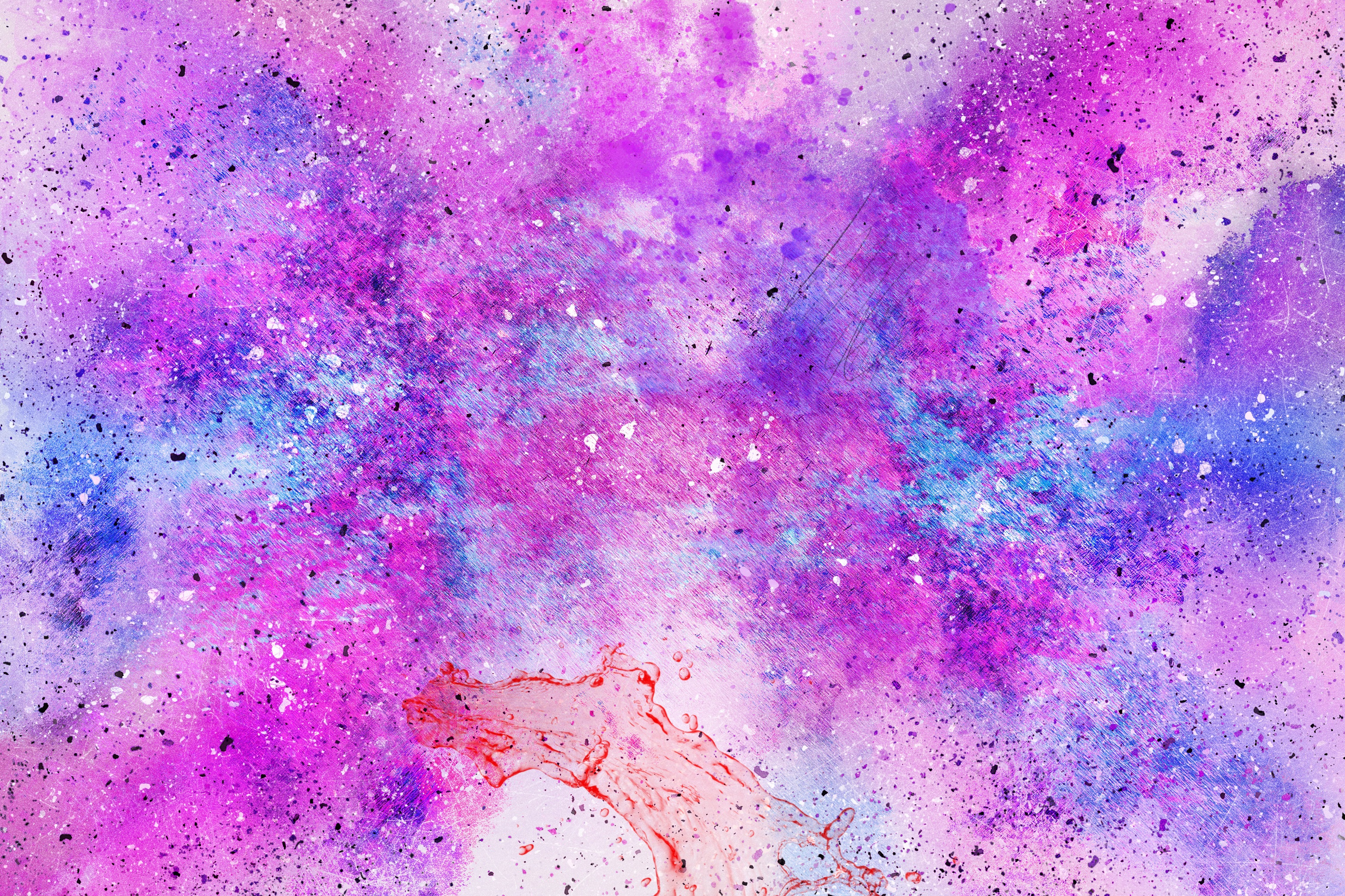 3000x2000 Download Wallpaper 3000x2000 Stains, Texture, Watercolor, Pink Hd - Watercolor Texture Wallpaper