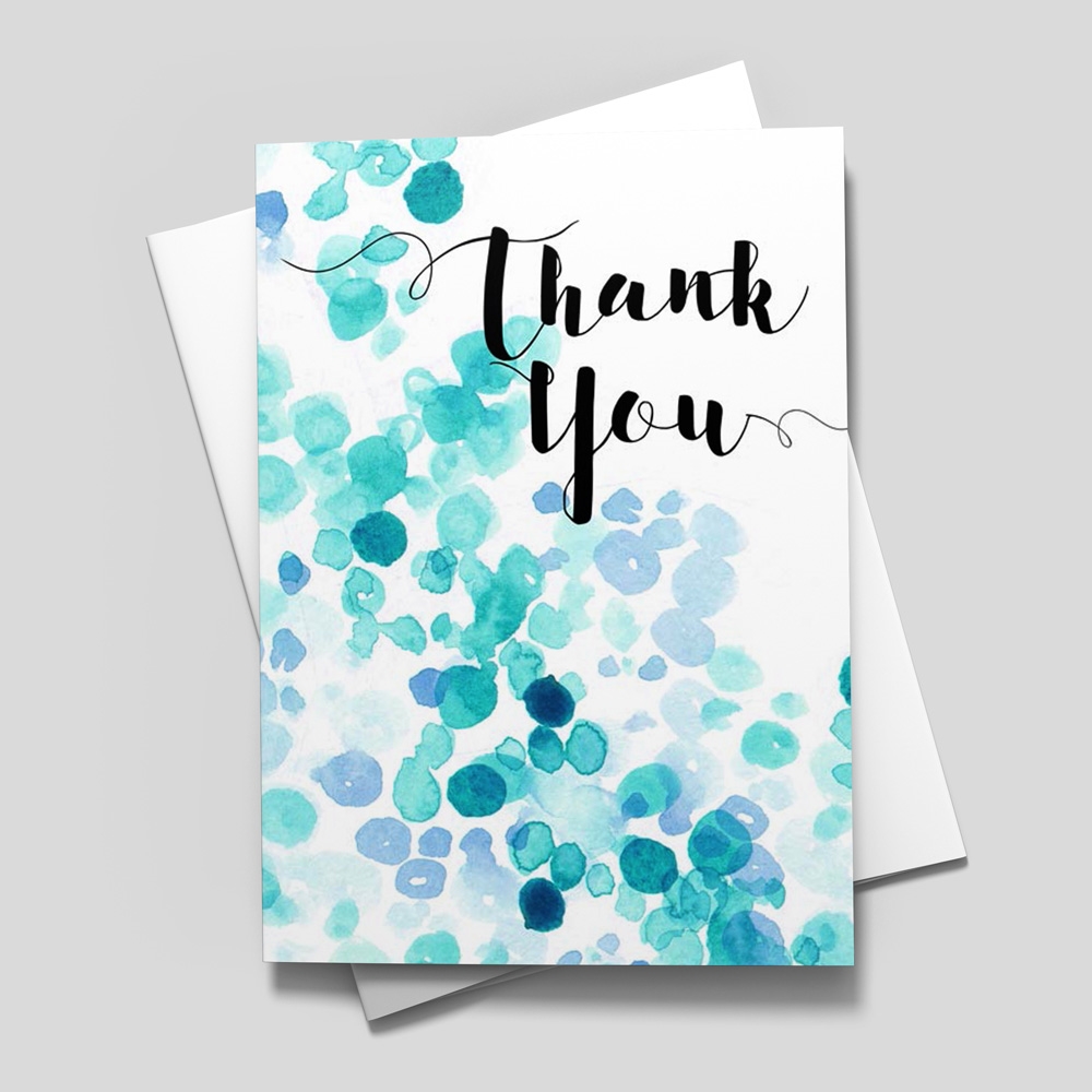 1000x1000 Watercolor Thank You Thank You By Cardsdirect - Watercolor Thank You