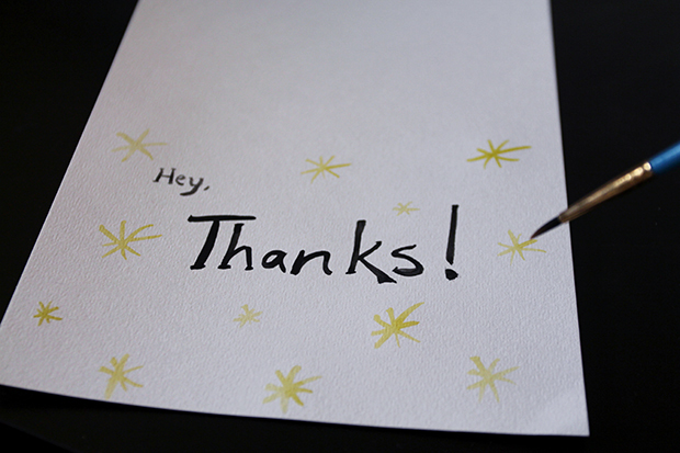 620x413 Use Watercolor To Make Diy Thank You Cards - Watercolor Thank You Cards