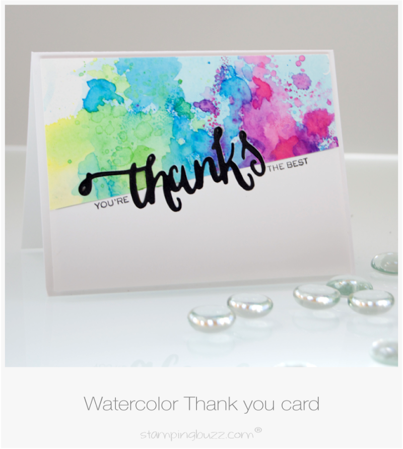 800x891 Watercolor Thanks Inspiration - Watercolor Thank You Cards