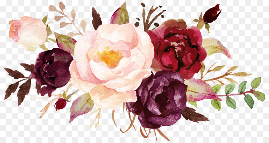 900x480 Download Wedding Invitation Flower Girl Watercolor Painting - Watercolor Thanksgiving