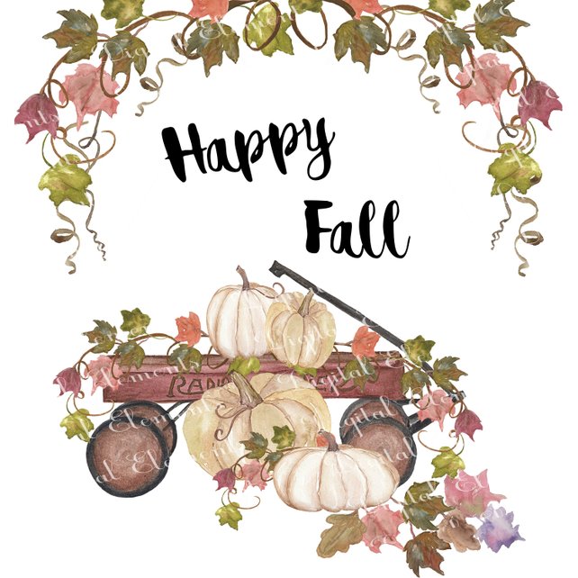 642x642 Fall Clip Art Pumpkins Clip Art Watercolor Thanksgiving Etsy - Watercolor Thanksgiving