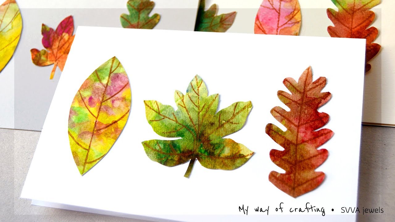 1280x720 Watercolor Leaves Autumn Fall Thanksgiving Cards - Watercolor Thanksgiving Cards
