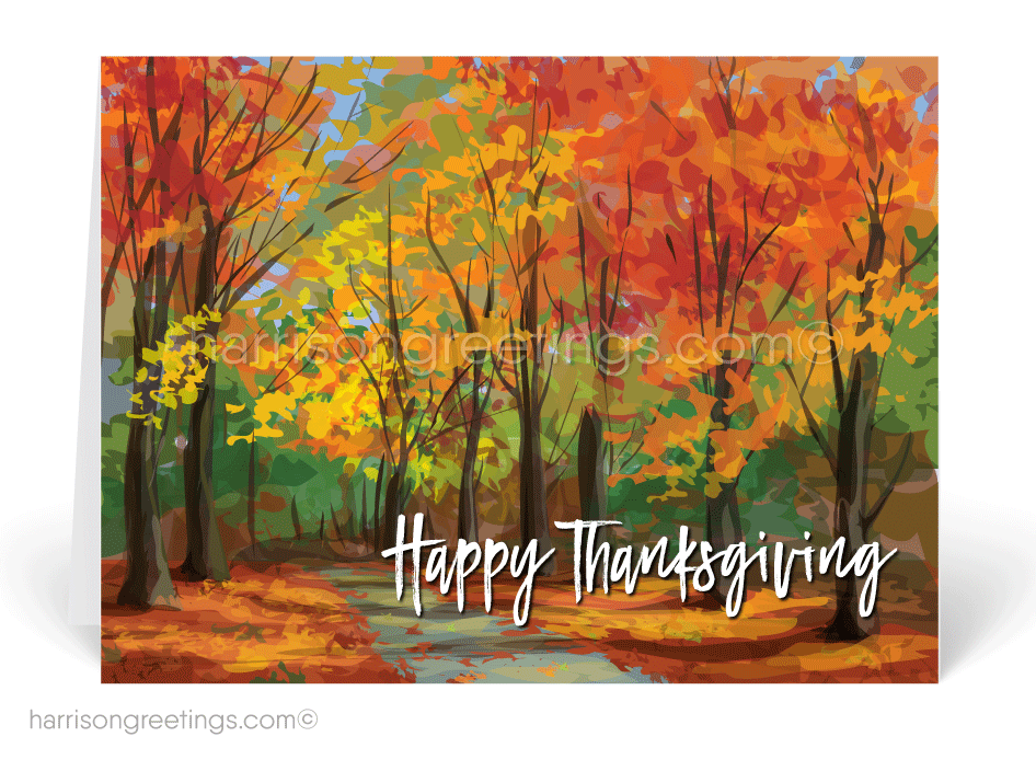 946x704 Watercolor Thanksgiving Cards For Customers - Watercolor Thanksgiving Cards