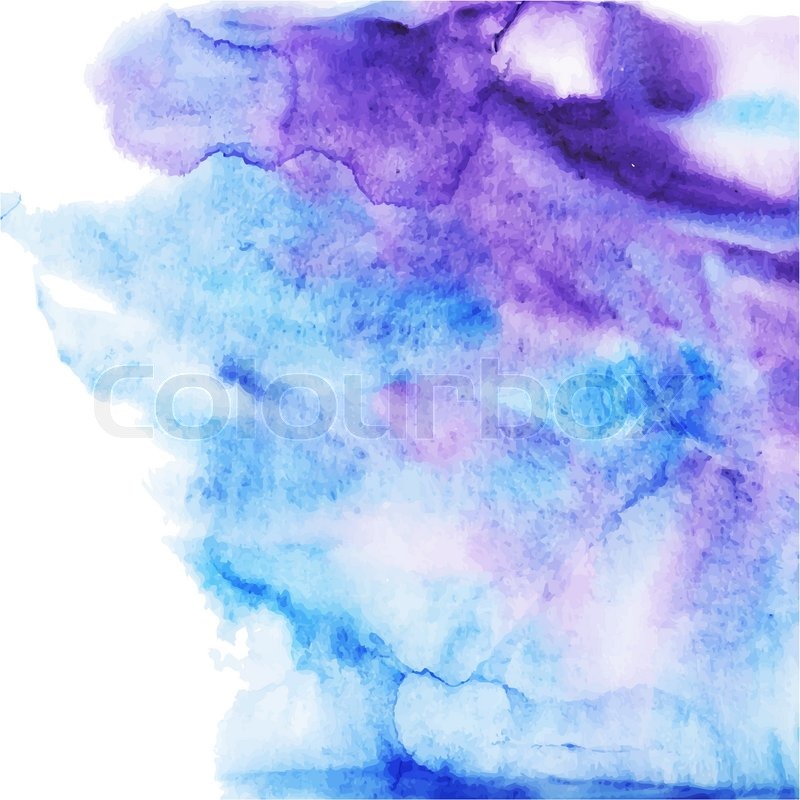 800x800 Vector Watercolor Texture. Grunge Paper Template. Wet Paper. Blobs - Watercolor Theme