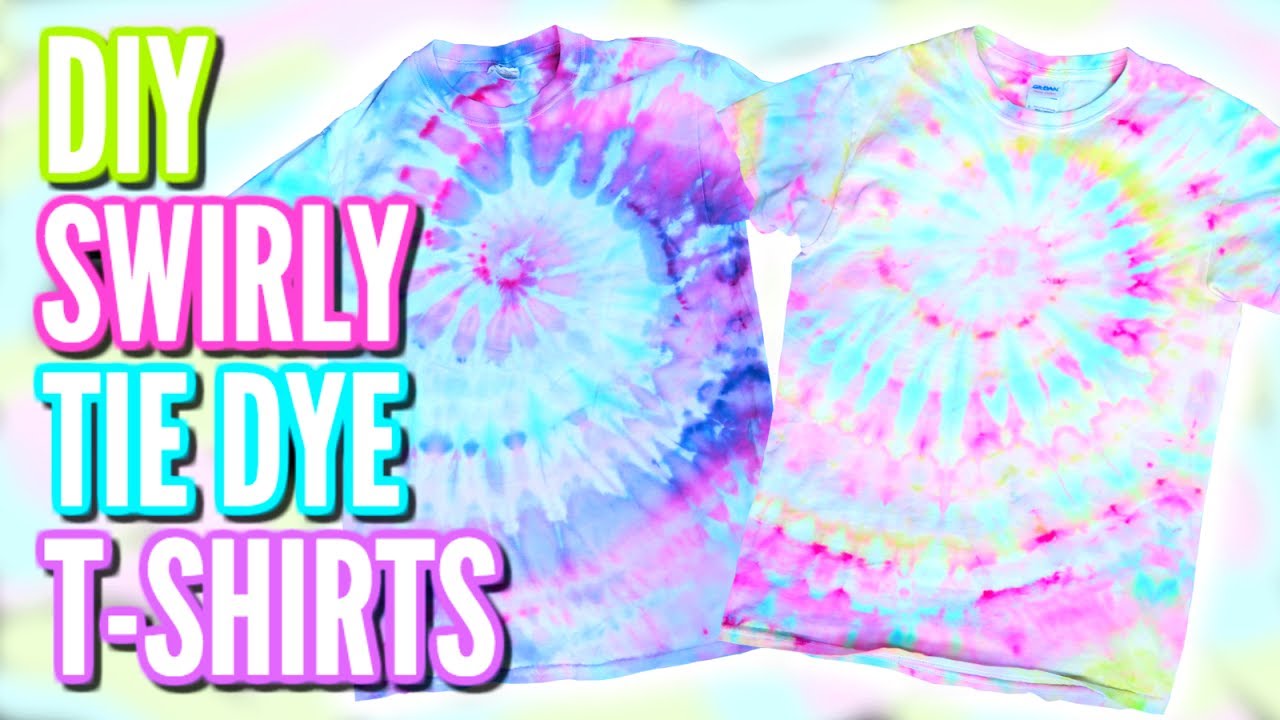 1280x720 Swirly Pastel Watercolor Tie Dye T Shirts Diy Ice Dying Tutorial - Watercolor Tie Dye