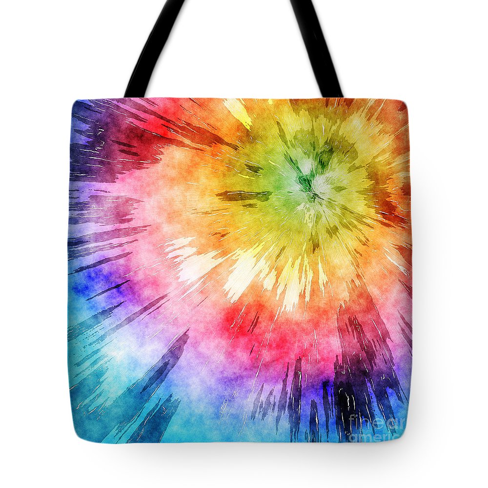 1000x1000 Tie Dye Watercolor Tote Bag For Sale By Phil Perkins - Watercolor Tie Dye