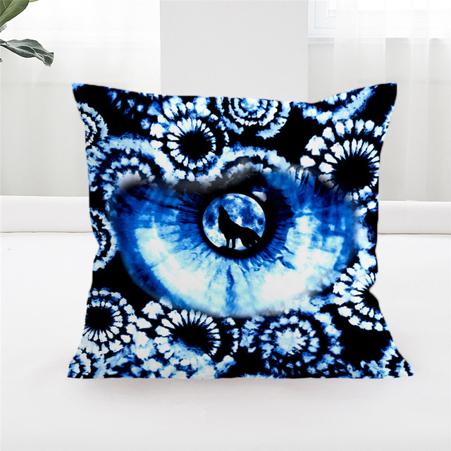 640x640 Buy Blessliving Blue Tie Dye Pillow Covers - Watercolor Tie Dye