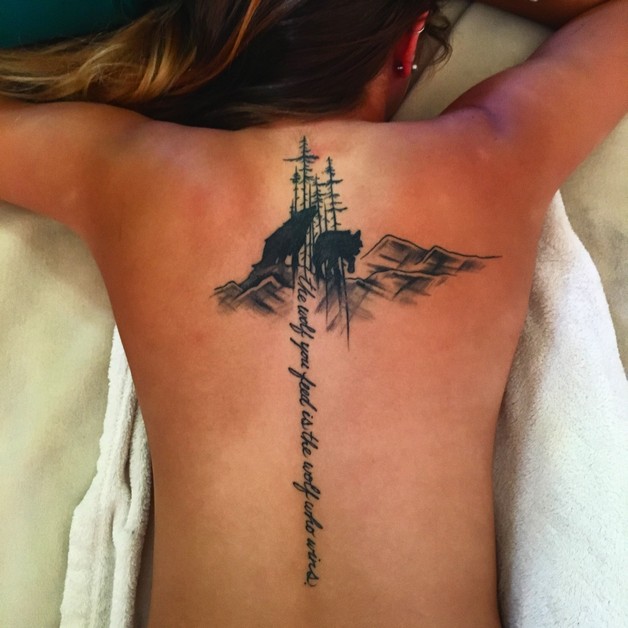 628x628 Watercolor Tiger Tattoo On Side Back - Watercolor Tiger Tattoo