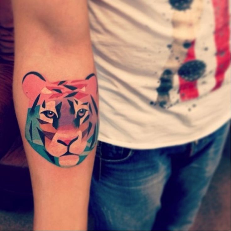 736x736 Watercolor Tiger Tattoo - Watercolor Tiger Tattoo