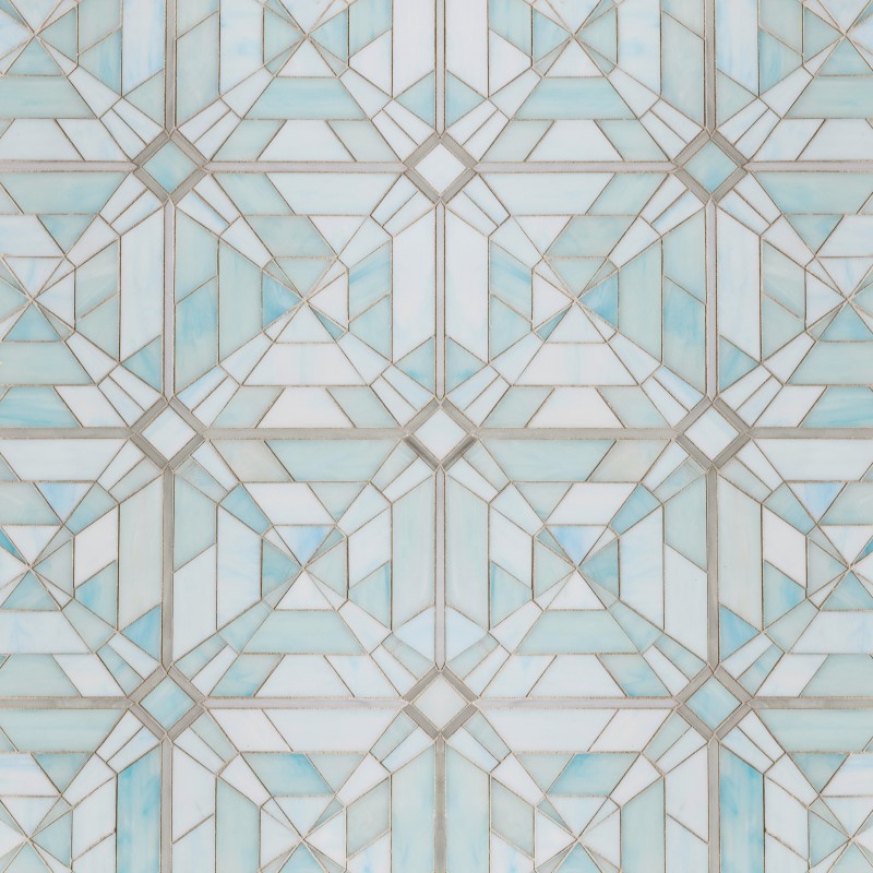 800x800 Lauren Harper Asscher Blue Watercolor Artistic Tile - Watercolor Tile