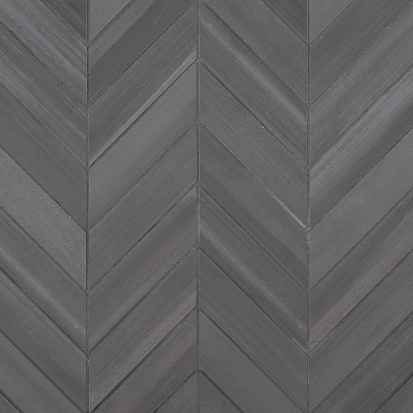 805x805 Watercolor Graphite Chevron Mosaic 12x15 - Watercolor Tile
