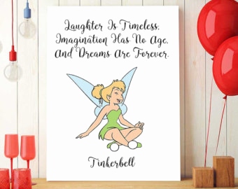 340x270 Printable Peter Pan Birthday Card Awesome Sale F Tinkerbell - Watercolor Tinkerbell